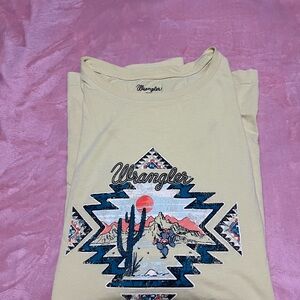 Wrangler XXL Women’s Short Sleeve Western Graphic T-Shirt with Cactus